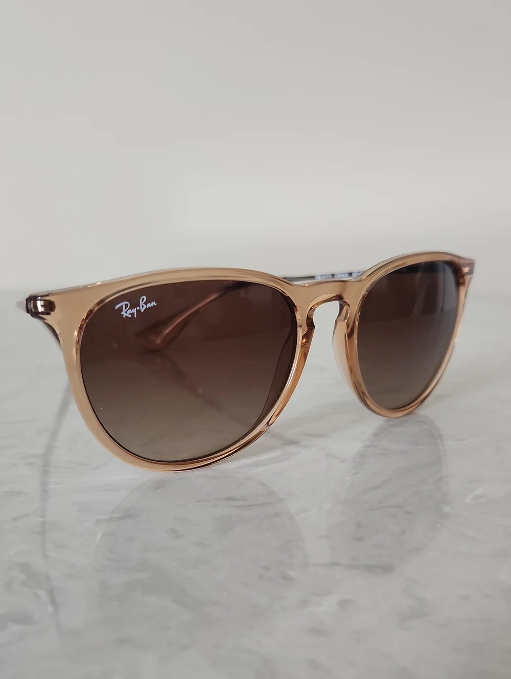Ray-Ban 4171 Erika Brown Gradient Round Sunglasses